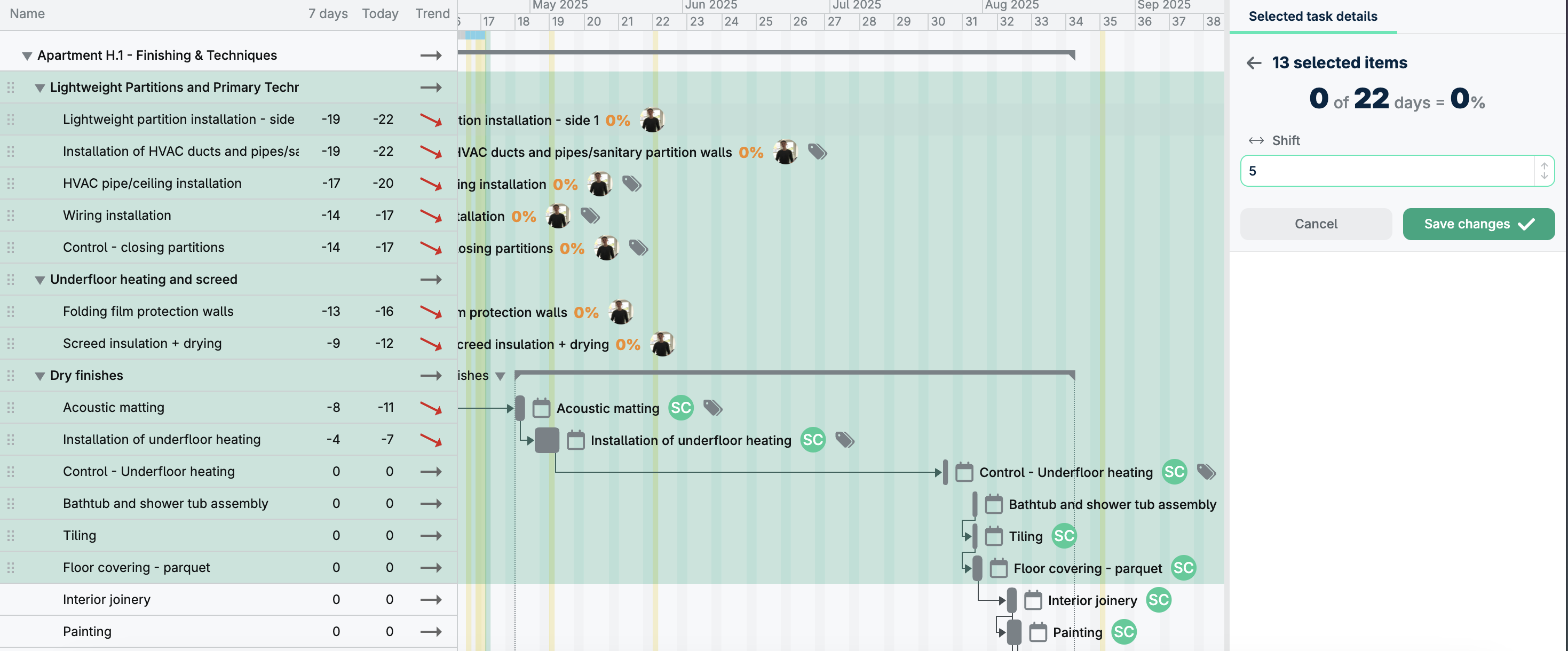 bulk edit tasks | Geniebelt